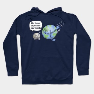 The world cares little if we disappear Hoodie